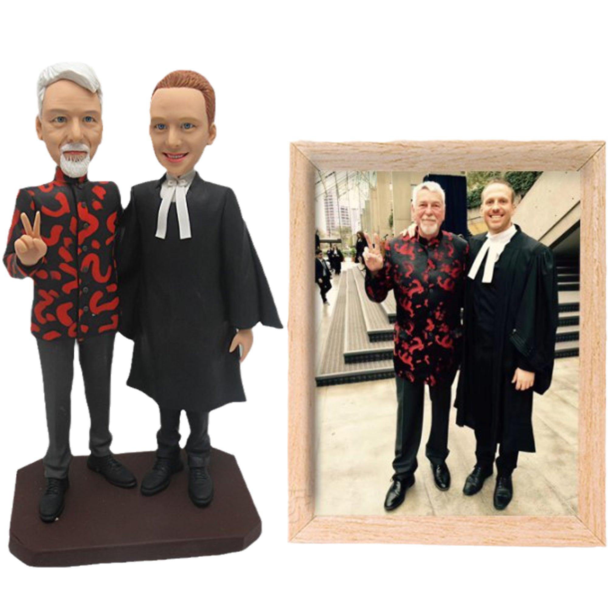 Custom Figures Personalized Figurine Customized Birthday Gifts for Boyfriend Husband Boss Office Coworker Valentines Day Gifts with Photos - CustomizeFactory