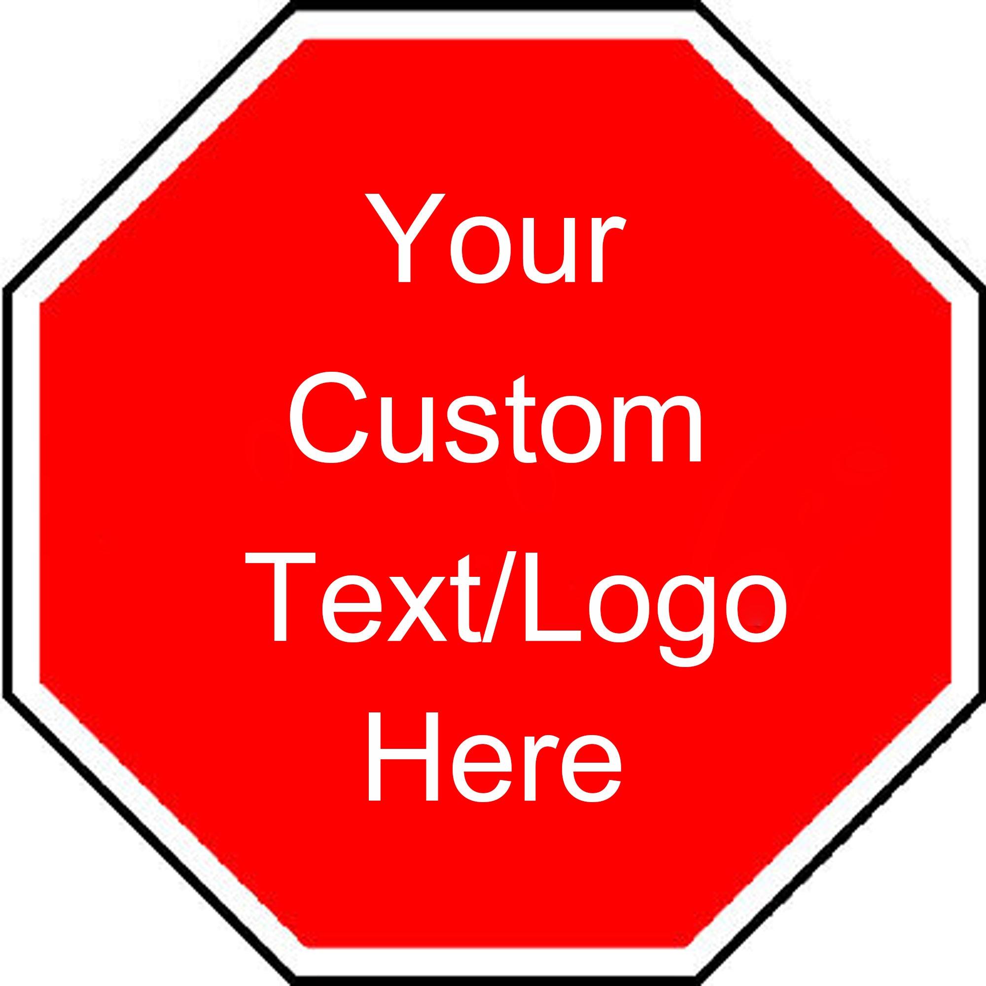 Custom Tin Sign With Your Own Image/logo/Text-Octagon 30x30CM/12x12 inch - CustomizeFactory
